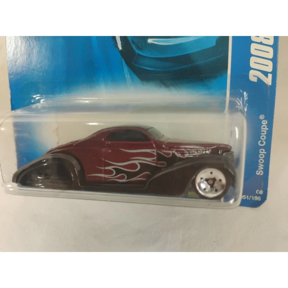 2008 Hot Wheels #051 All Stars‎ Swoop Coupe 51/196 Black/Maroon